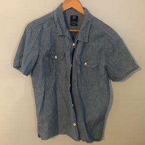 Gap light blue button up